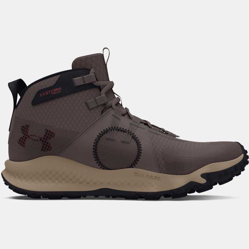 Men's Under Armour Charged Maven Trek Waterproof Trail Shoes Fresh Clay / Timberwolf Taupe / Black 47.5